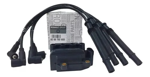 comprar Kit Bobina Y Cables Bujias Clio2 Mio 1.2 16v Original Renaul