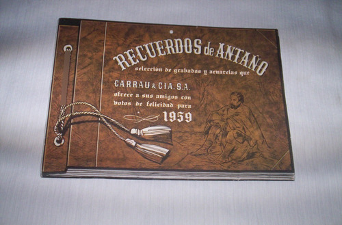 Recuerdos De Antaño Almanaque Carrau 1959 Completo..