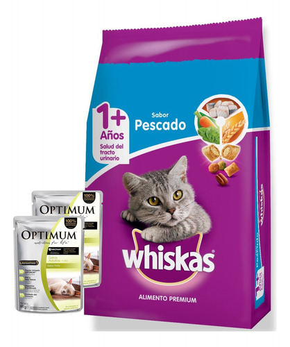 Alimento Gato Whiskas Adulto 3 Kg (pescado) + Promo!