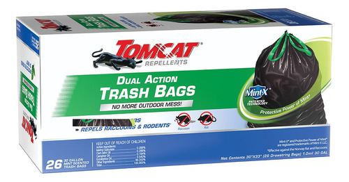 Tomcat Repellents - Bolsas De Basura De Doble Accion De 30 G