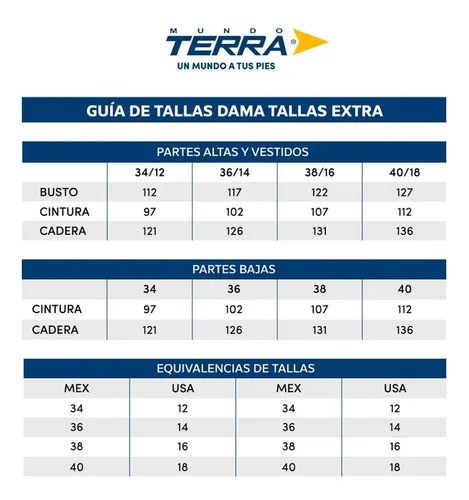 Terra ropa dama sale
