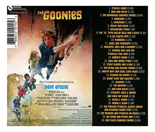 Cd: Los Goonies (banda Sonora Original De La Película)