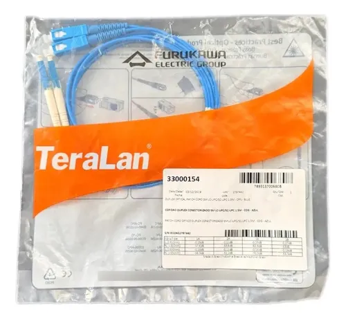 20 Cordao Duplex Lc-spc/sc-spc 1.5m Azul - Furukawa 33000154