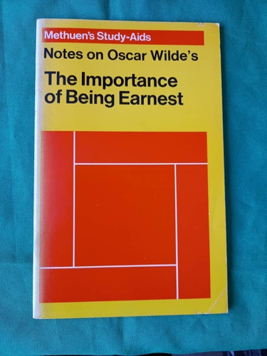 Book C - Oscar Wilde - The Importance Of Being Earnest - 