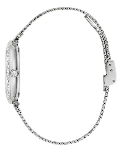 Reloj Bulova Mujer 96l329 Correa Plateado Bisel Plateado Fondo Plateado