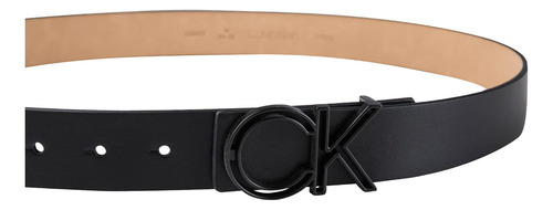 Cinturón Calvin Klein Casual Ck Con Monograma Y Hebilla Reco