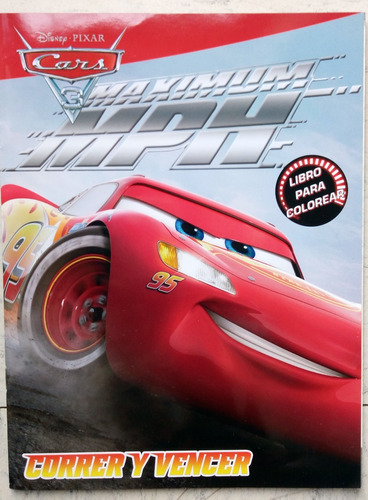 Cars 3 Rayo Mcqueen Set 40 Libros De Colorear Pixar C Envio