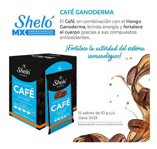Imagen 4 de 4 de Café Soluble Con Hongo Ganoderma Desinflamante Envío Express
