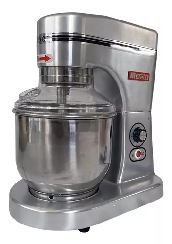 Batidora de pie Moretti Comercial Mixer-5 plateada 50 Hz 220 V