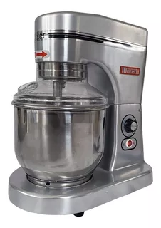 Batidora Planetaria Profesional Moretti Mixer 5 + Accesorios Color Plateado Frecuencia 50 Hz