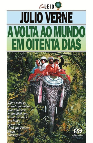 A volta ao mundo em oitenta dias, de Verne, Julio. Editora Somos Sistema de Ensino, capa mole em português, 2015