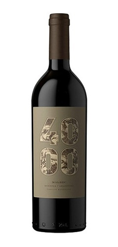 Vino 4000 Malbec Gran Reserva Budeguer X 750 Cc