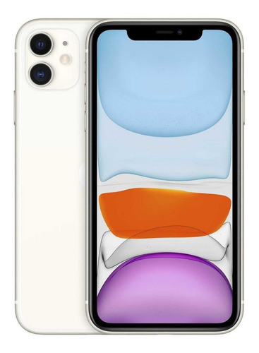 Apple iPhone 11 128gb Blanco Cargador Cable Funda Glass (Reacondicionado)