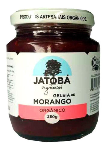 Geleia De Morango Orgânica Jatobá 250g