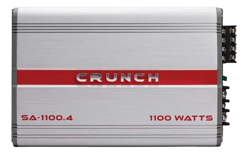 Crunch Sa-1100.4 Serie Smash 1,100 Vatios 4 Canales Clase Ab