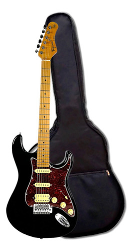 Guitarra Tagima Tg-540 Tg 540 Bk Com Capa Cor Black Material Do Diapasão Madeira De Bordo Orientação Da Mão Destro