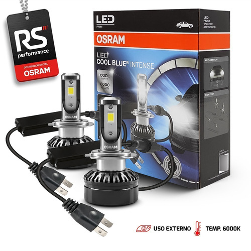 Kit Par Lâmpadas Led Osram H7 Px26d 6000k Farol Alto / Baixo