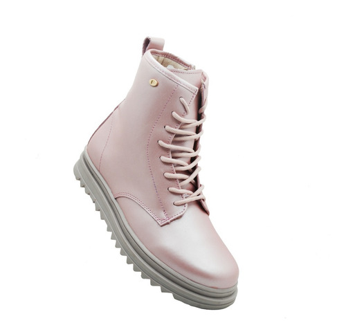 Media Bota Coqueta 435003-i Piel Rosa Vacuno Niñas