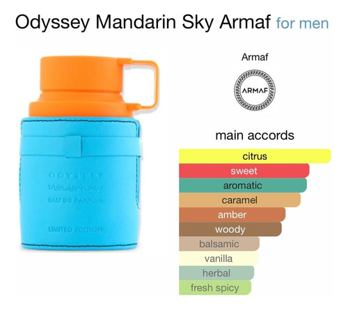 Perfume Armaf Odyssey Mandarin Edp 100ml Caballero