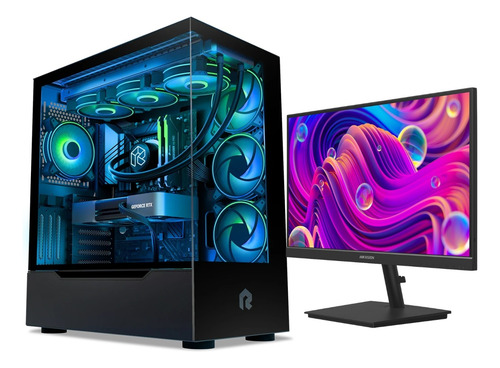 Pc Gamer Ryzen 7 5700g Rtx 3060ti Ram 32gb Ssd 960gb Led 24