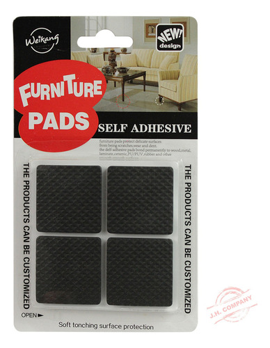 Set 2 Pad Almohadilla Antideslizante Adherible Muebles J31-0 Color 4 Cuadros