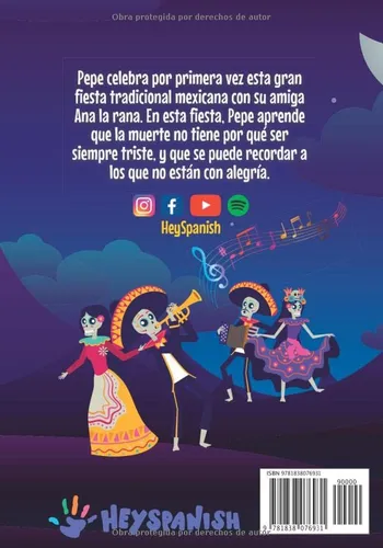 Libro : Pepe Celebra Dia De Muertos Un Bonito Cuento Sobre.