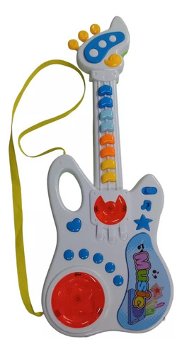 Guitarra Musical Con Luz Melodias Infantil Playking