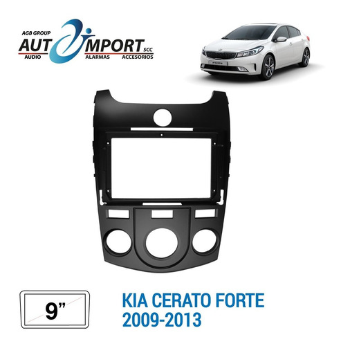 Adaptador De Radio 9 Pulgadas Kia Cerato Forte 2009-2013