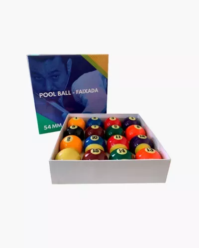 Jogo de Bola com 16 Bolas - 50 e 54mm, Noel Snooker