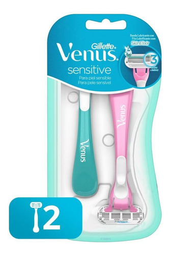 Aparelho De Depilar Gillette Venus Sensitive - 2 Unidades