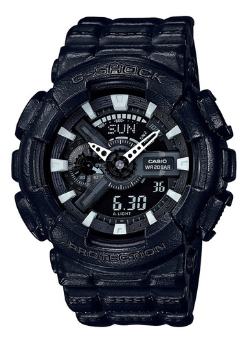 Reloj G-shock Ga-110bt-1adr Resina Hombre 100% Original Color de la correa Negro Color del fondo Negro