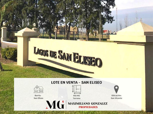 Lote En Venta - Lagos De San Eliseo, San Vicente