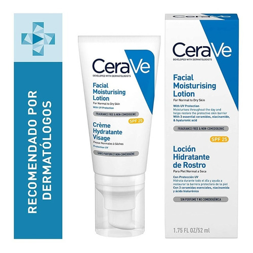 Cerave Loción Hidratante De Rostro De Dia