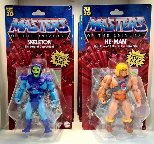 --- Culpatoys He-man Y Skeletor Origenes Motu Mattel ---