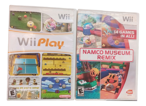 Nintendo Wii Play Y Namco Museum Remix 
