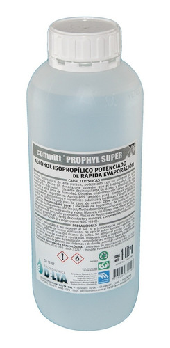 Alcohol Isopropilico Delta Super Potenciado Rapida X 1l Htec