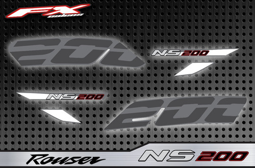 Calcos Simil Original Rouser Ns 200 Fxcalcos