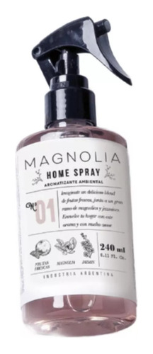 Aromatizador Home Spray 240 Ml Tsu Cosmético Magnolia 01