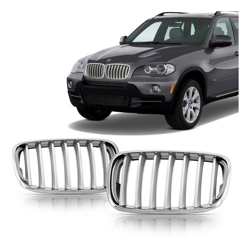 Grade Dianteira Bmw X5 V8 07 A 13