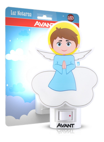 Luminária Infantil Led Anjinho 1w 3000k Luz Amarela Bivolt