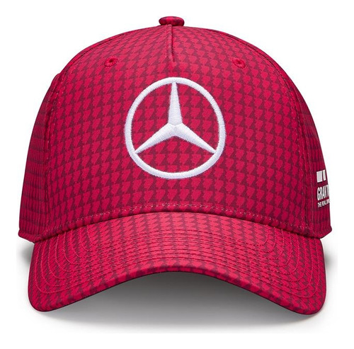 Gorra Mercedes Amg Lewis Hamilton Roja Colección 2023