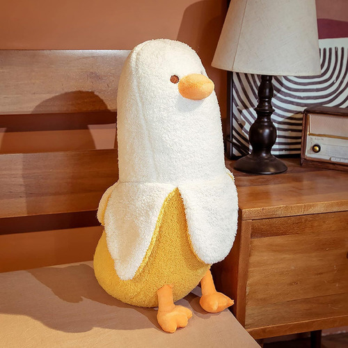 Xt Peluche De Pato Plátano, Almohada De Felpa Con Abrazo
