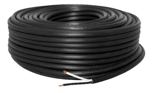 Cable Uso Rudo 2x12; 2 Polos Calibre #12 Rollo 100 Mts