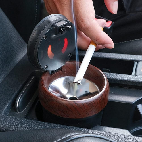 Cenicero Portátil Para Automóvil, Mini Cenicero De Automóvil