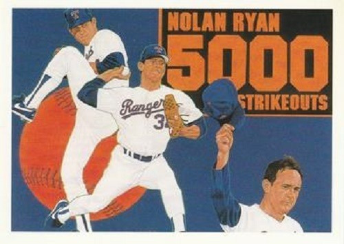 Mlb Nolan Ryan Upper Deck 5000 Strikeouts 1990 # 34