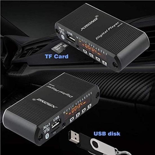 Receptor De Audio Bluetooth Radio Fm, Reproductor Digital Mp