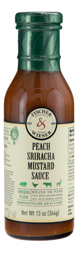 Fischer & Wieser Salsa De Mostaza Sriracha, 13 Oz, Paquete D
