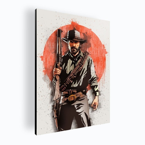 Cuadro Decorativo Poster Red Dead Redemption 2 42x60 Mdf