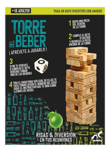 Juego De Mesa Torre Del Beber Atrevete A Jugarlo Novelty 18