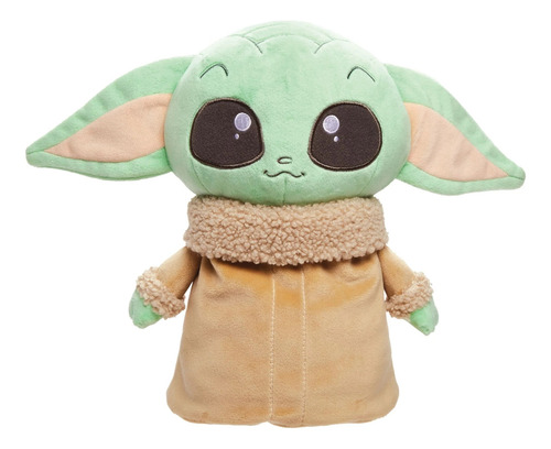 Imagen 1 de 6 de Peluche Baby Yoda Saltarin Con Sonido 28 Cm Grogu Mattel